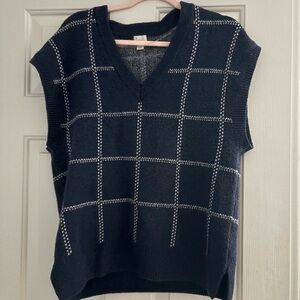 A New Day Navy Blue Knit Sweater
